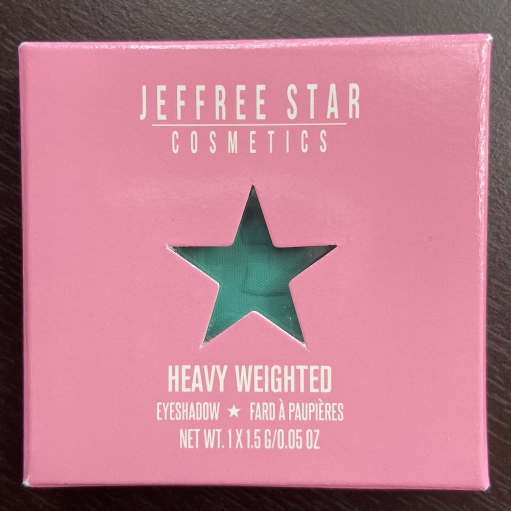 NEW! JEFFREE STAR Pressed Pigment Eye Shadow Single HEAVY WEIGHTED Blue Matte